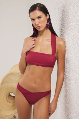 TRENDYOLMILLA Siyah Kare Yaka Boyundan Baglamal? Bikini Ustu TBESS25BU00054  фото 2