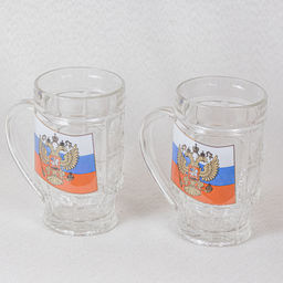 Набор кружек для пива 2 шт с деколью арт. 1143 - Полимербыт фото 4