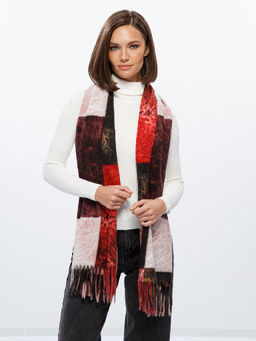 Палантин жен. хл+шерсть 71х182 LDR23-011-08 - Labbra фото 4