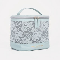 Косметичка на молнии, цвет голубой