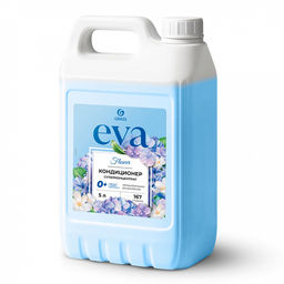 Кондиционер для белья "EVA flower" 5л, концентрированный, гипоаллергенно, антистатический эффект, "Цветочный", "Grass" (Россия)