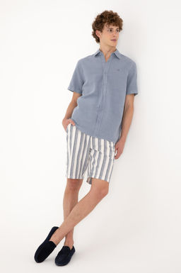 Erkek A__k Lacivert Dokuma _ort Sepette S_rpriz _ndirim - U.s. polo assn фото 3