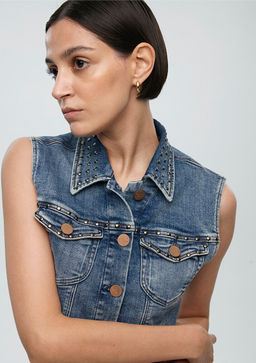 Tibby Iconic Z?mbal? Z?mparal? Indigo Mavisi Jean Yelek фото 6