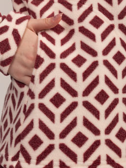 Костюм женский флисовый с брюками "ЭРИКА" БОРДО