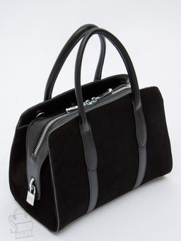 Сумка женская кожаная 8007-1S black Velina Fabbiano-Safenta