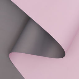 Плёнка матовая двухсторонняя 0.5×10 м, пастельная серия, 65 мкм, серый + чайная роза