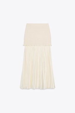 COMBINED KNIT SKIRT - Zara фото 12