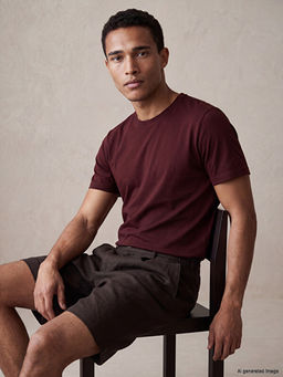 Slim Fit %100 Pamuk Basic Ti??rt