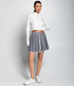 Юбка #КТ622 (4), серый