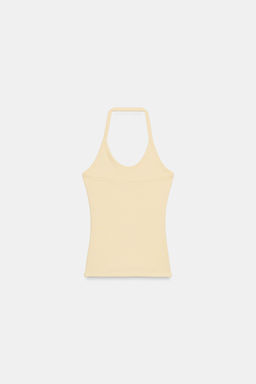 TOP HALTER TACHAS / Amarillo