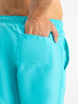 Шорты мужские спортивные для купания в голубом цвете - Mark formelle фото 5