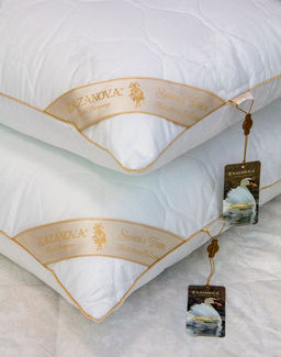 Подушка Kazanov.A Luxury Antistress Swans Down 70х70 см с наполнителем лебяжьего пуха