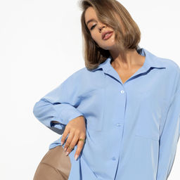 Рубашка Виртуозно и смело (блю) - Charutti фото 3