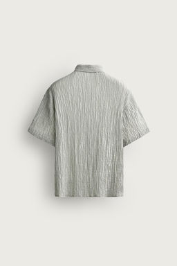 CAMISA RELAXED FIT RELIEVE / Gris claro - Zara фото 8