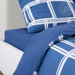 Постельное бельё Ультрамарин (бязь премиум) 1,5 сп./Пододеяльник: 1 шт. - 215*143; Простыня: 1 шт. - 220*150; Наволочка: 2 шт. - 70*70; Премиум - Артпостель фото 3