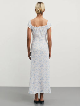 Платье миди с цветочным принтом / Zarina фото 4