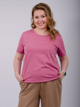 Футболка "Карусель 5" брусника, трикотаж