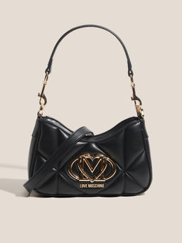 Женская сумка на плечо LOVE MOSCHINO EMBOSSED Q Артикул 4561069, черный