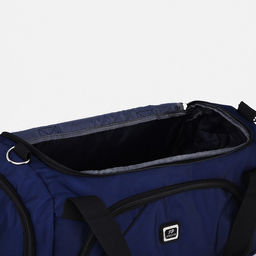 Сумка спортивная на молнии, отдел для обуви, длинный ремень, цвет синий - Simaland фото 5