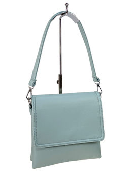 Женская сумка из искусственной кожи цвет бирюзовый