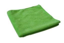 Салфетка из микрофибры 40*40см 250гр/м2 Зеленая