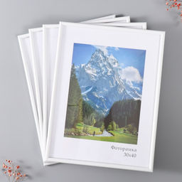 Набор фоторамок для фото 30×40 см Keep memories «Радуга», 4 шт., белый, (стекло)