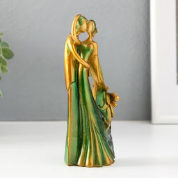 Фигурка полистоун «Молодожёны. Поцелуй в танце», 16.5 см