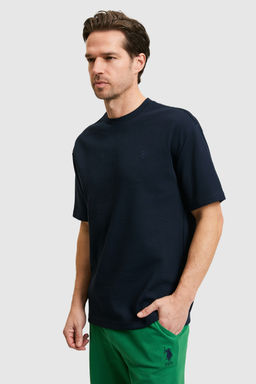Erkek Comfort Fit Bisiklet Yaka Lacivert Ti__rt - U.s. polo assn фото 2
