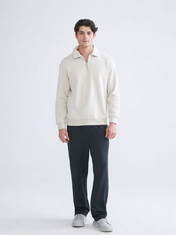 Polo Yaka Erkek Sweatshirt