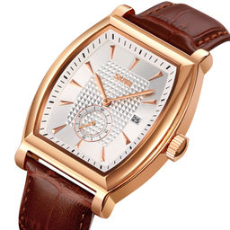 Часы наручные Skmei мужские кварцевые 9306rose-gold-silver