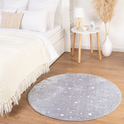 Ковёр детский светящийся Этель Небосвод, d=120 см, 450 гр/м2  фото 2