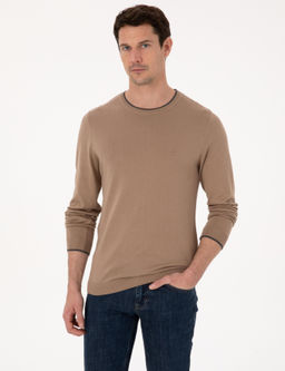 Camel Slim Fit Kazak