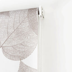 Штора рулонная Листья, 120200 см (с учётом креплений 3,5 см), цвет коричневый - Simaland фото 3