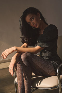 435 Lurex 20 den Silver