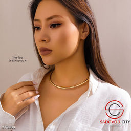 Ожерелье минимализм под золото - Bruno фото 3