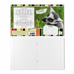 Цена за 200 шт. Тетрадь школьная ученическая ErichKrause Lemur Style, 18 листов, линейка (в плёнке по 10 шт.)  фото 19