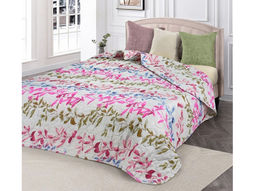 АРТ 141 Покрывало стеганое (микрофайбер) 200*220 "Лианы"