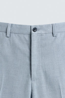 SLIM FIT SUIT TROUSERS - Zara фото 7
