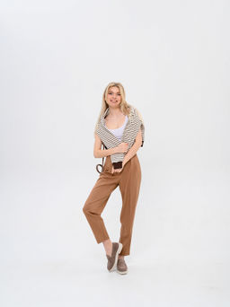 Лоферы туфли 176.1593be.Капучино замша