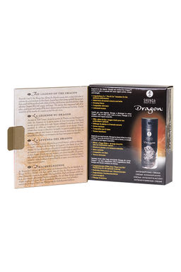 Интимный крем-лубрикант для мужчин Shunga Дракон (Dragon), эффект ледяного огня, 60 мл