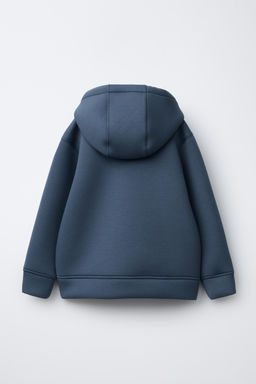 NEOPRENE-EFFECT JACKET WITH LABEL - Zara фото 2
