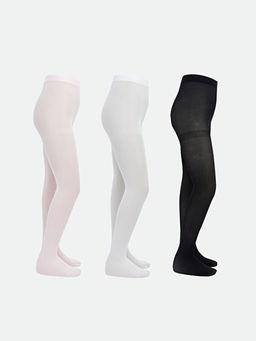 Basic ?nce K?z ?ocuk K?lotlu ?orap 3l?