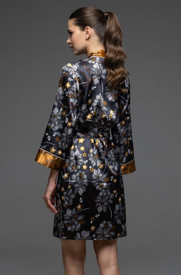 Elsa 7533 Короткий халат кимоно Mia-Amore  фото 2