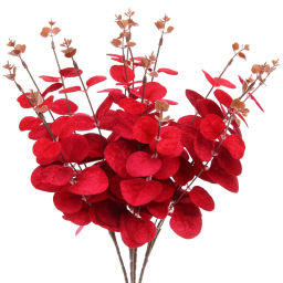 Искусственные цветы "FLOWERS MAGIC" 50см Эвкалипт красный