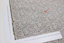 Теплый хлопок Земляничка на оливково-коричневом-2, СОРТ2, ш.1.47м, хлопок-100%, 150гр/м.кв - Купава фото 7