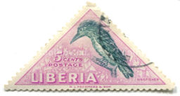 Марка Зимородок 1953 год Либерия