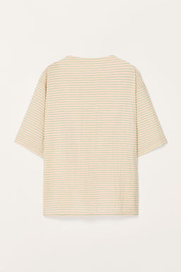 LIMITED EDITION STRIPED FLOWING T-SHIRT - Zara фото 4