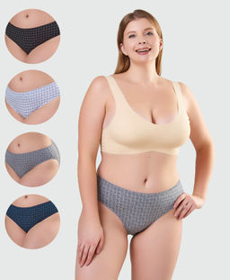 Трусы женские слипы Vanessa 6802-96 хлопок, эластан размеры L, XL, 2XL, 3XL