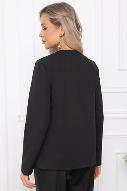 Жакет 8231-1 из костюмной ткани, 50% вискоза, размеры 44–54