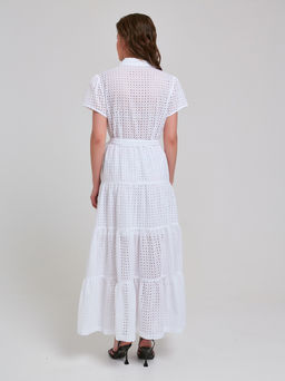 Платье макси из шитья - Stilla фото 14